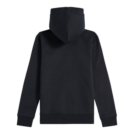 Brush Back Stacked Logo Hoodie