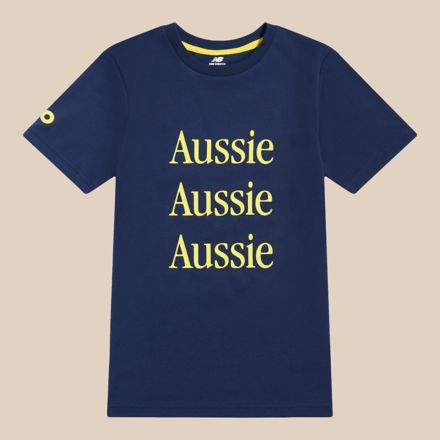 Australian Open Aussie Graphic T-Shirt, NB NAVY, LAKB0530NNY