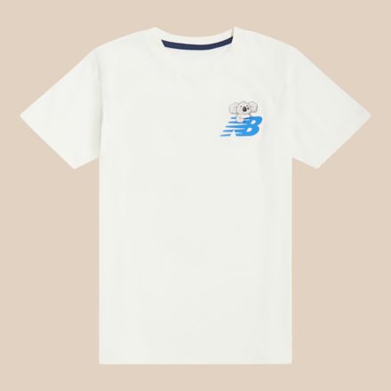 Australian Open Koala Graphic T-Shirt, SEA SALT, LAKB0544SST