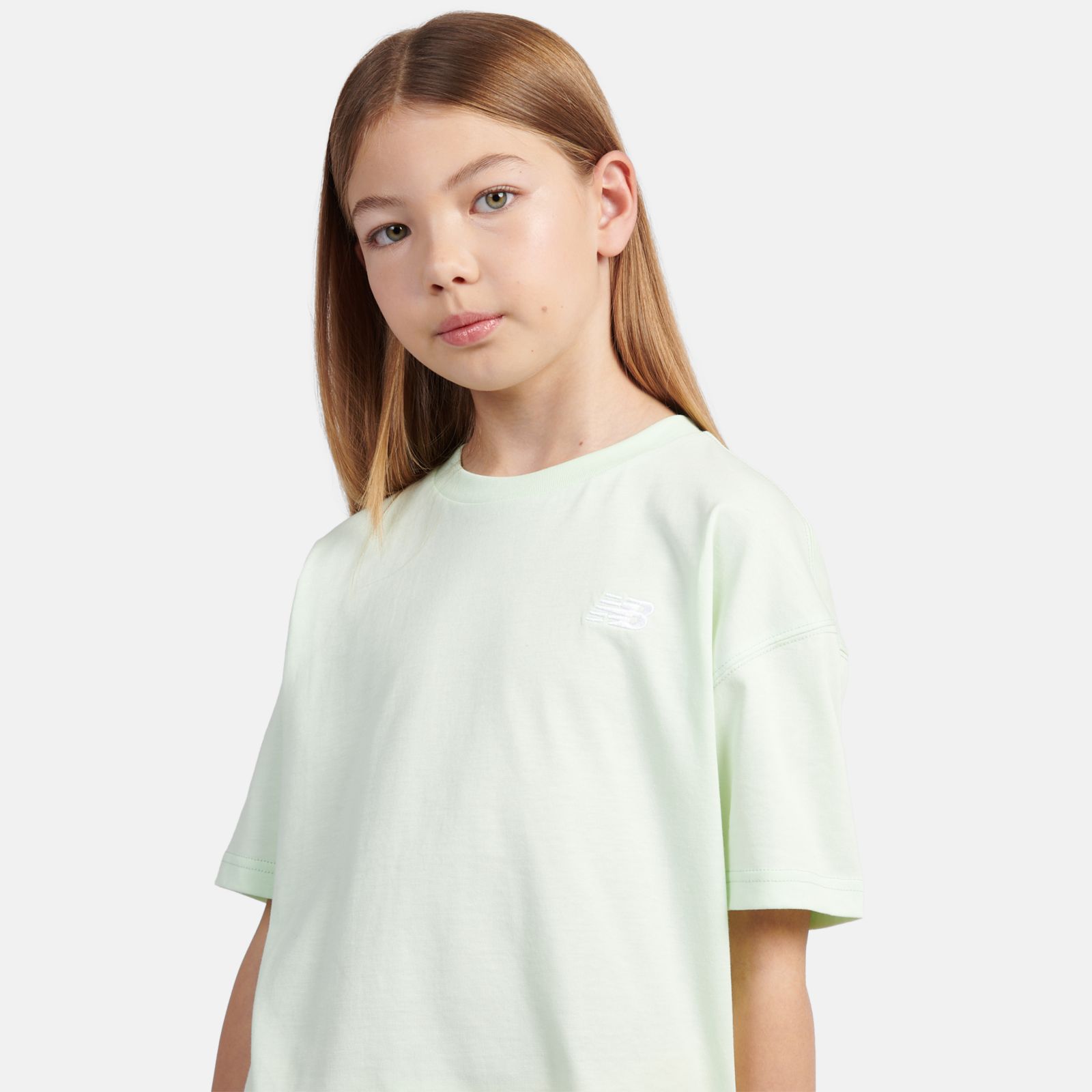 Детские футболки New Balance Small Logo Jersey T-Shirt — фото 3