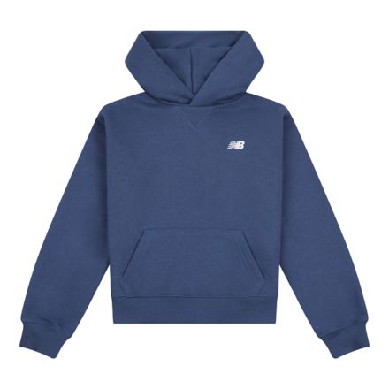 Brush Back Small Logo Hoodie