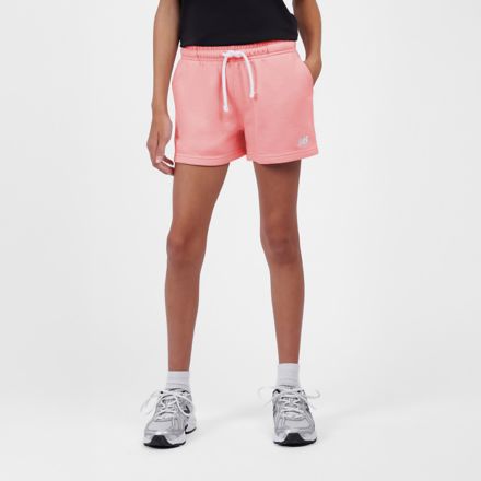 French Terry Small Logo Short, Ash Heather, LAKG0006AA6