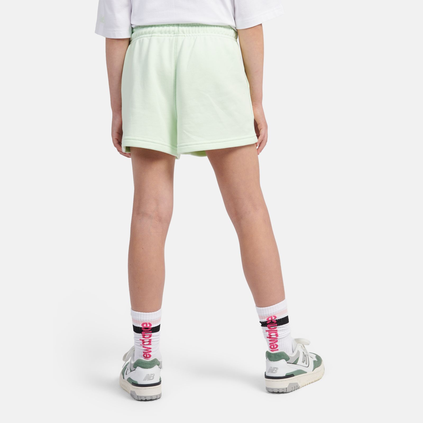 Детские брюки New Balance FT Small Logo Short — фото 4