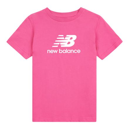 Jersey Stacked Logo T-Shirt, HI-PINK, LAKG0008HIP