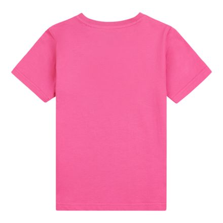 Jersey Stacked Logo T-Shirt, HI-PINK, LAKG0008HIP