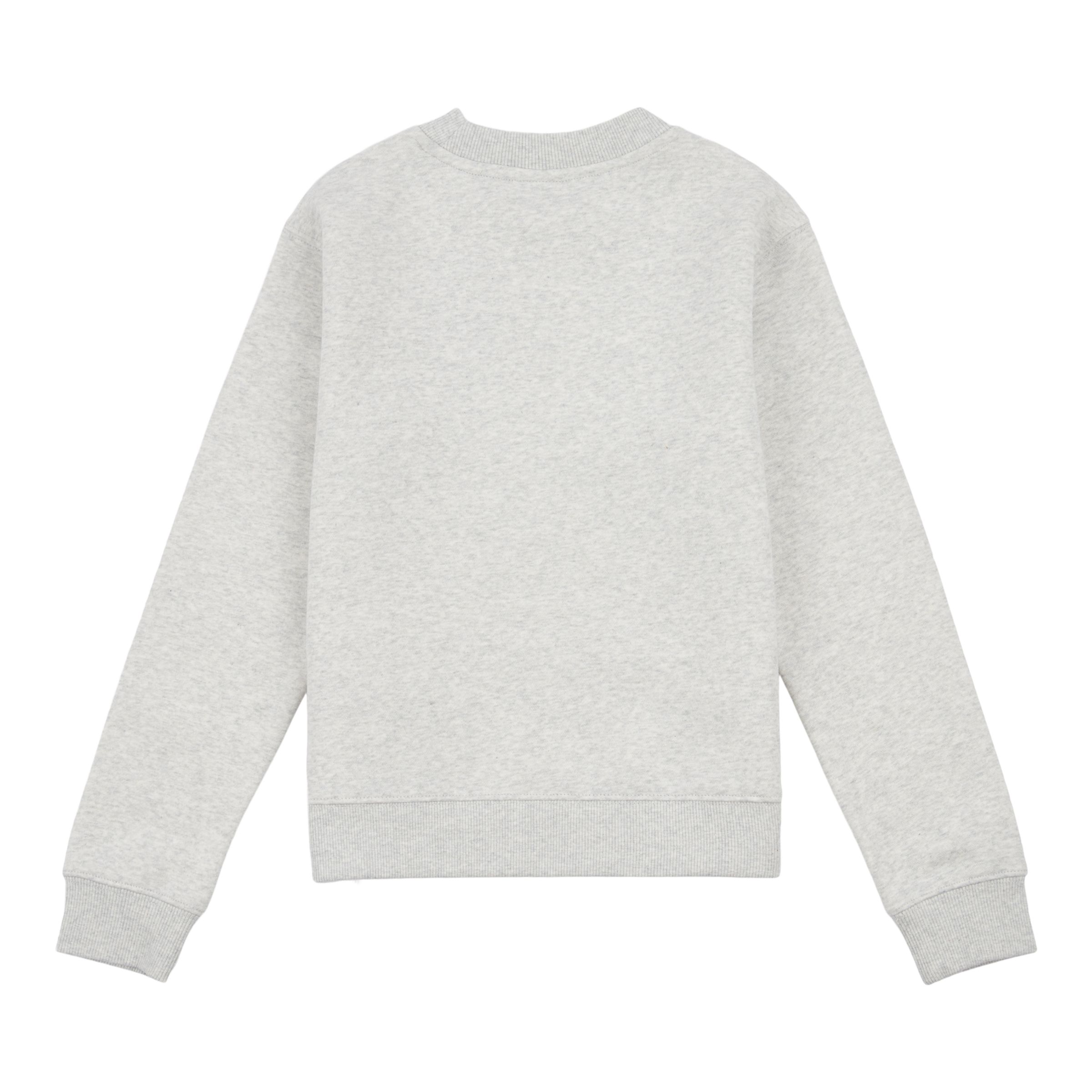 Brush Back Stacked Logo Crew