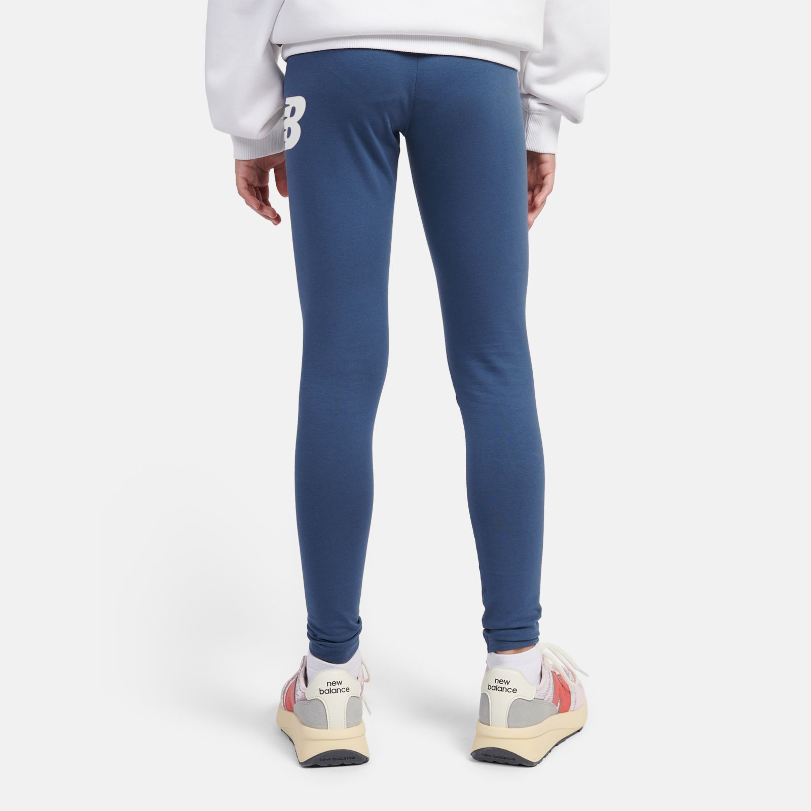 Детские брюки New Balance Stacked Logo Legging — фото 4
