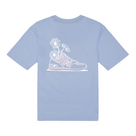 ★★New Balance★★ NBNEF31663 UNI FROZEN Flower illustratio NEW BALANCE] UNI FROZEN Flower Illustrate Short Sleeve (5色