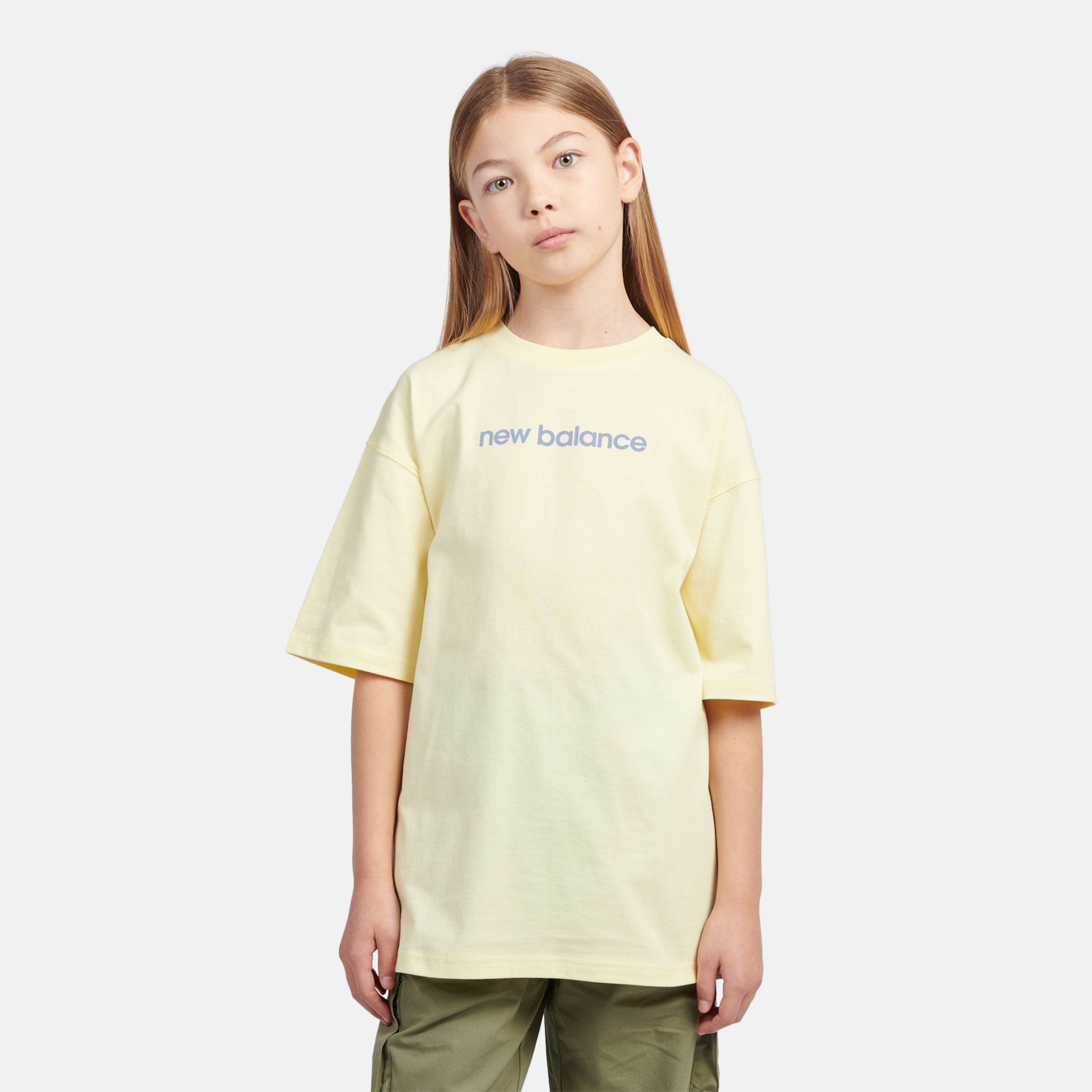 

New Balance Kids' Floral Sneaker Back Graphics T-Shirt Yellow - Yellow