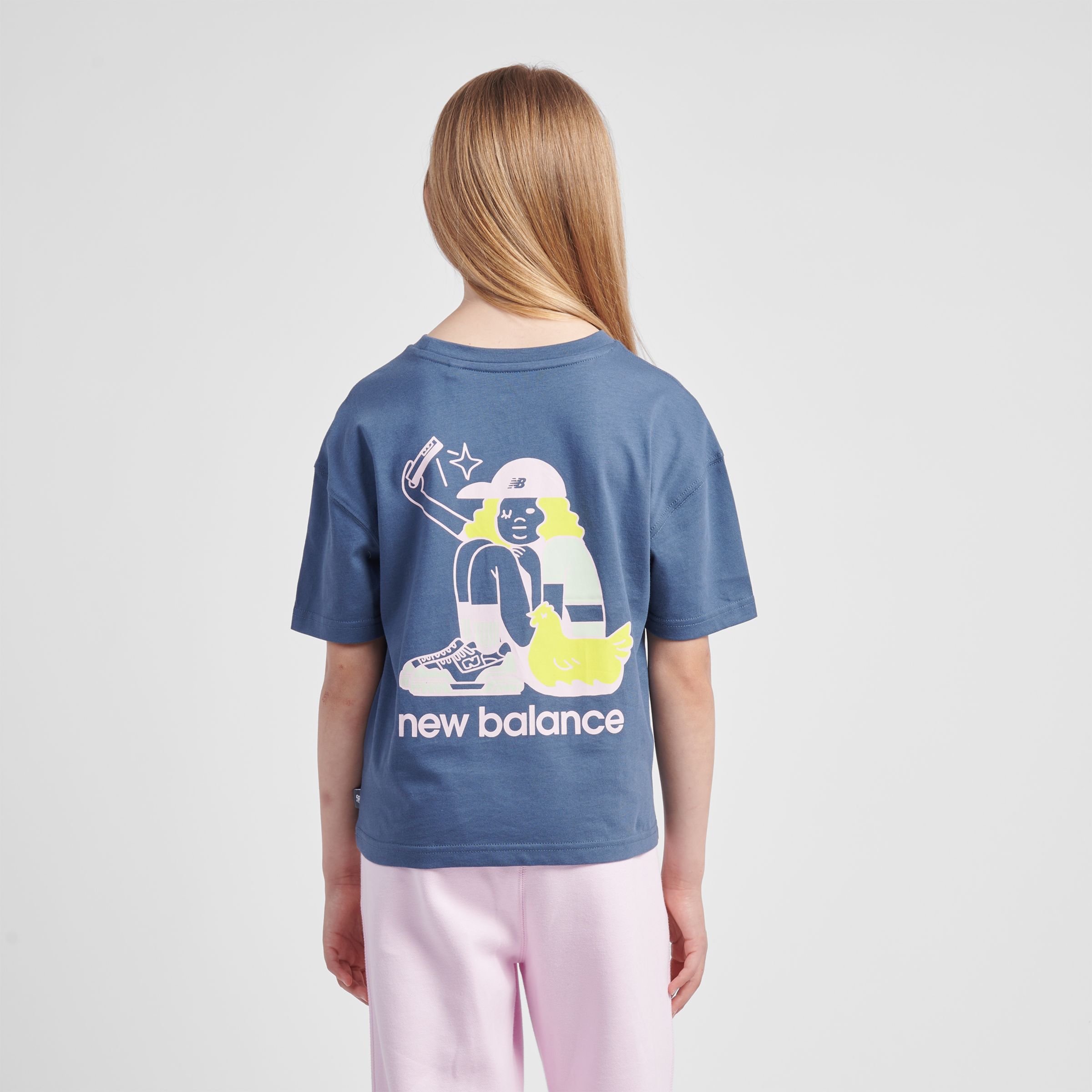 Selfie Girl 圖案圓領上衣