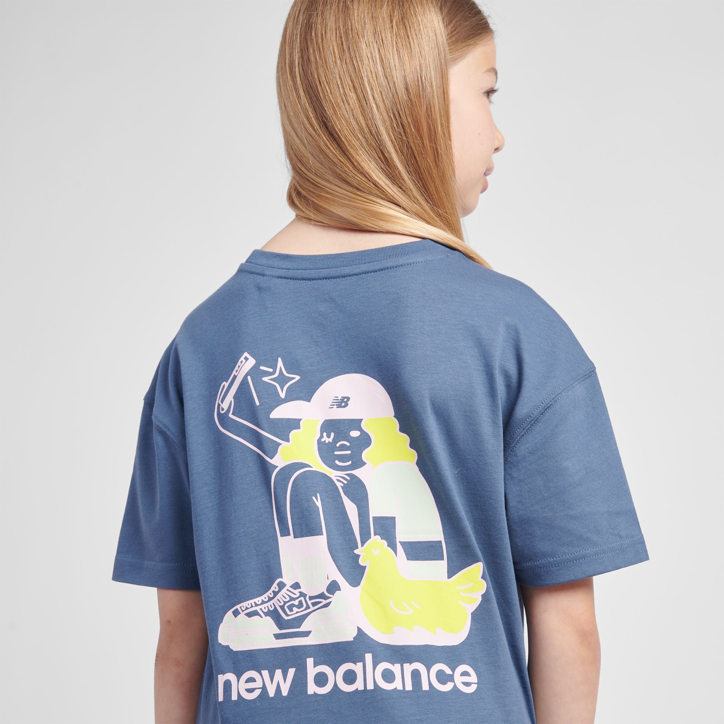 Selfie Girl 圖案圓領上衣