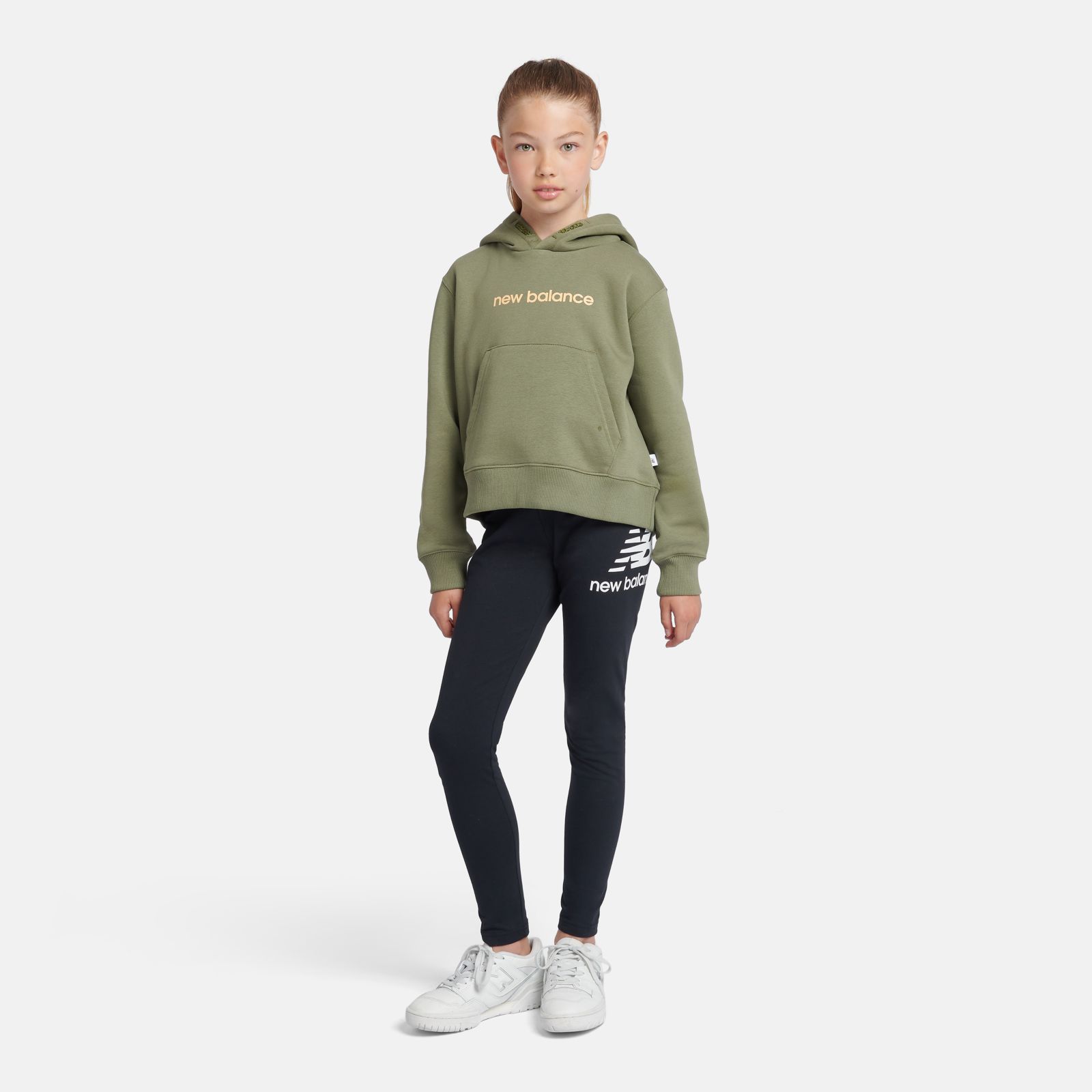 Детские кроссовки New Balance Brush Back Floral Sneaker Back Graphic Hoodie — фото 2