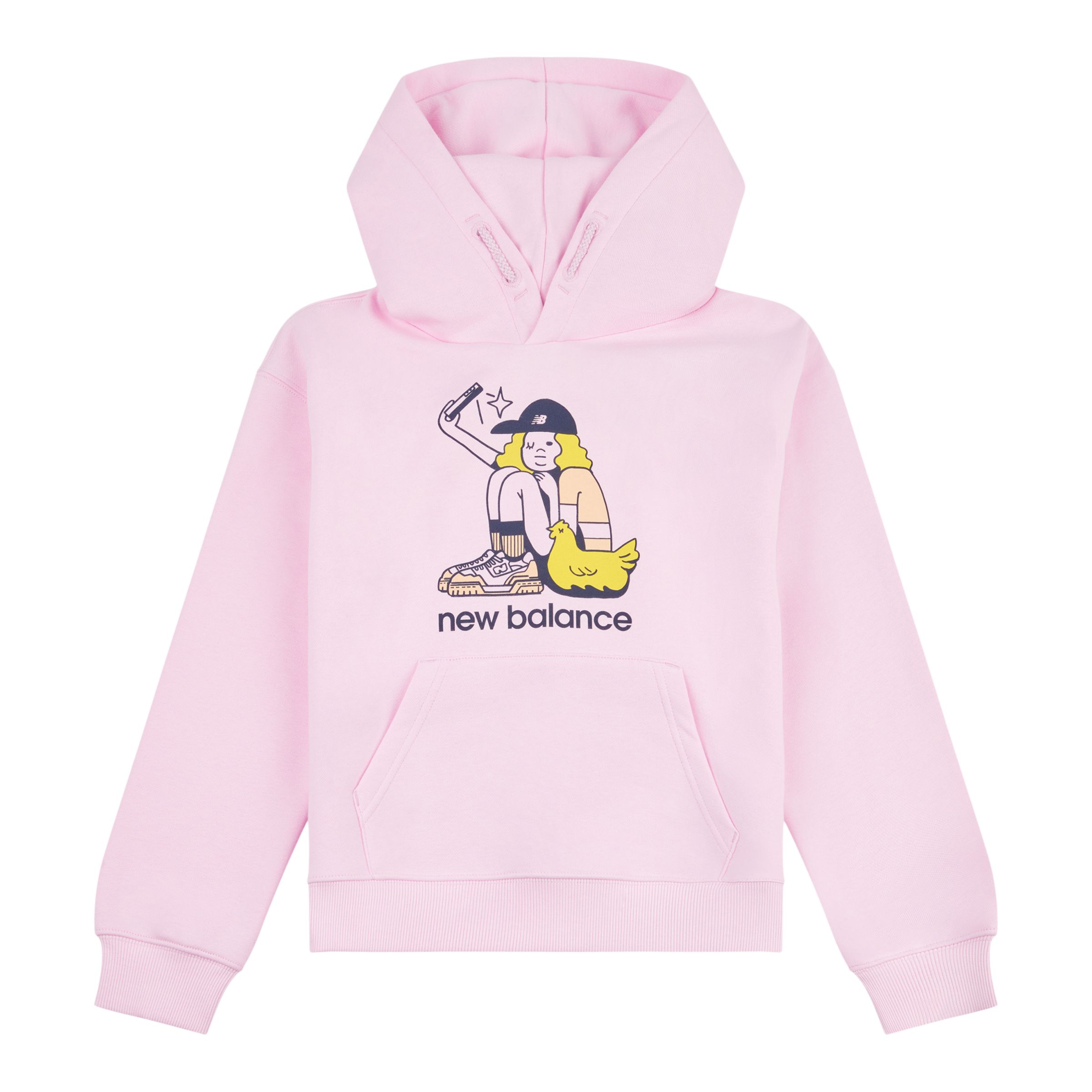 Brush Back Selfie Girl Hoodie