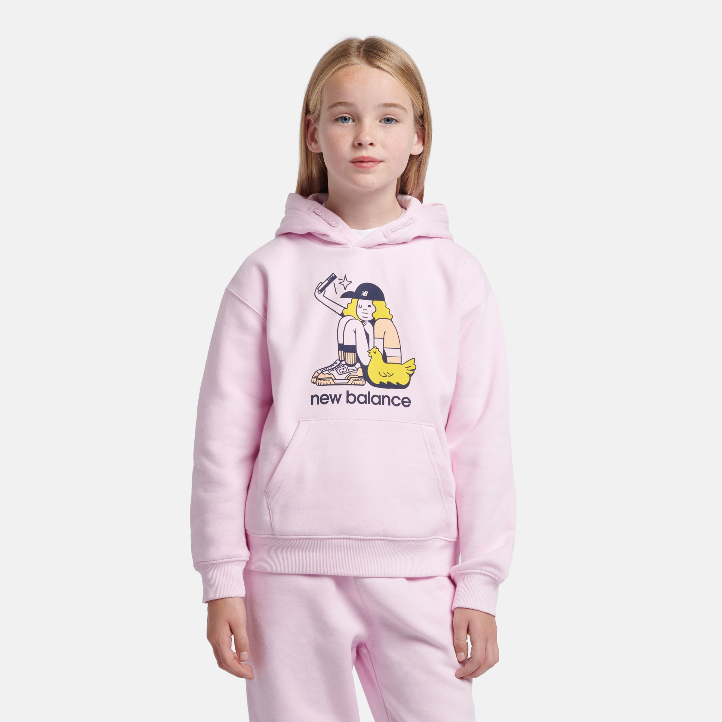 Brush Back Selfie Girl Hoodie