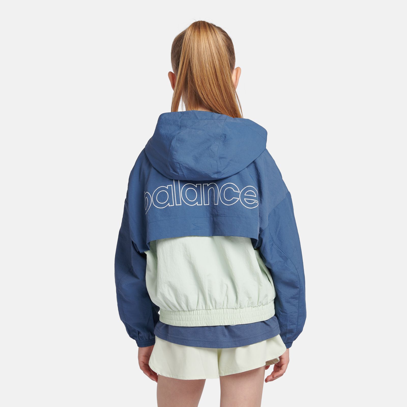 Детские куртки New Balance Athletics Woven Mesh Lined Wind Cheater Jacket — фото 4