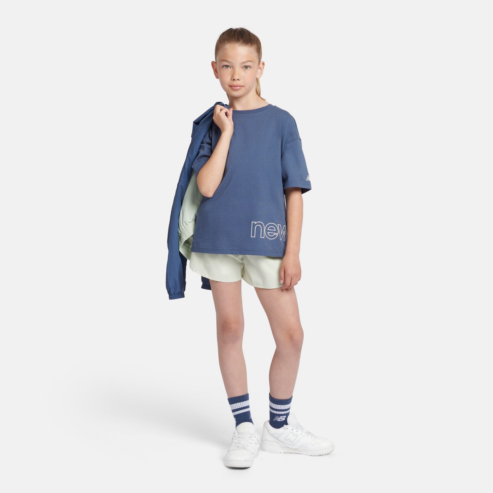 Детские футболки New Balance Athletics Jersey Logo T-Shirt — фото 2