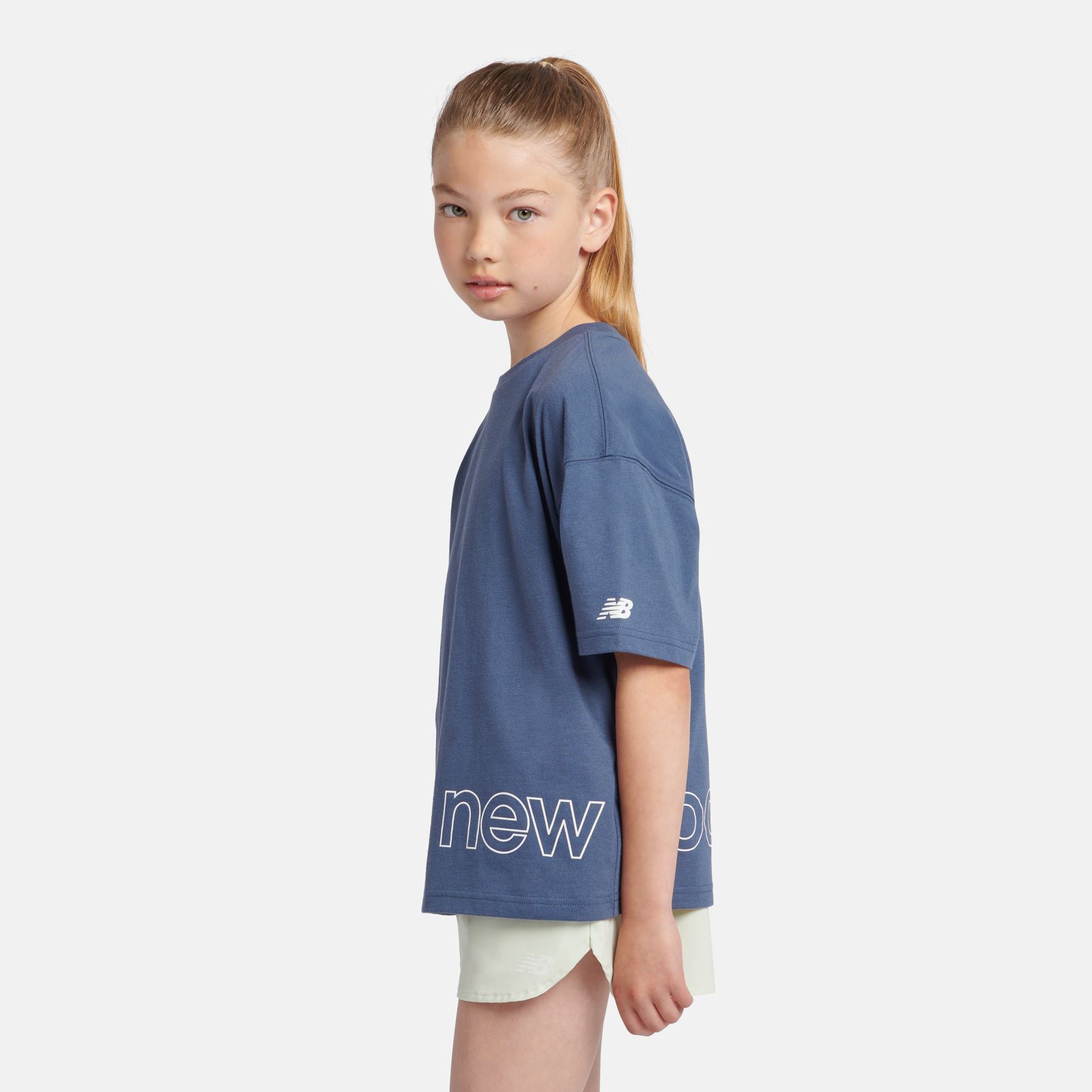 Детские футболки New Balance Athletics Jersey Logo T-Shirt — фото 4