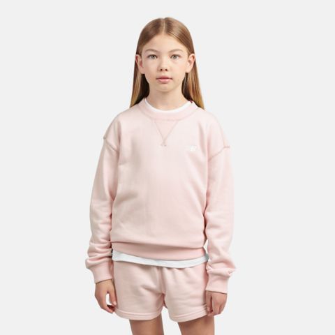 Детские худи New Balance FT Small Logo Crew