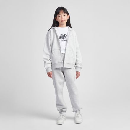 FT Small Logo Zip Hoodie, Ash Heather, LAKG0057AHH