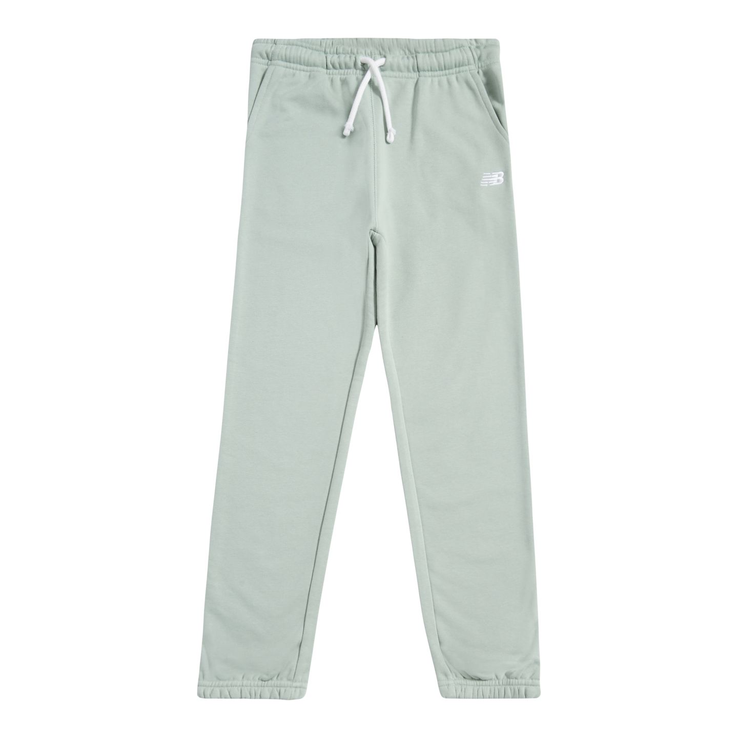 Детские брюки New Balance FT Small Logo Jogger, цвет: Зелёный — фото 6