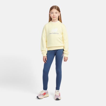French Terry Stacked Logo Crew