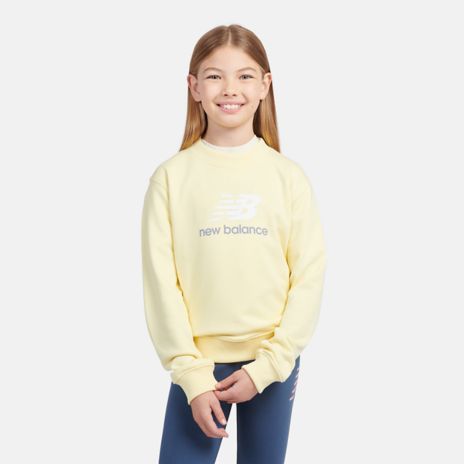 French Terry Stacked Logo Crew