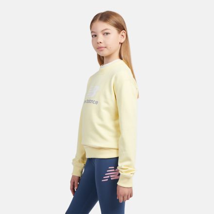 French Terry Stacked Logo Crew