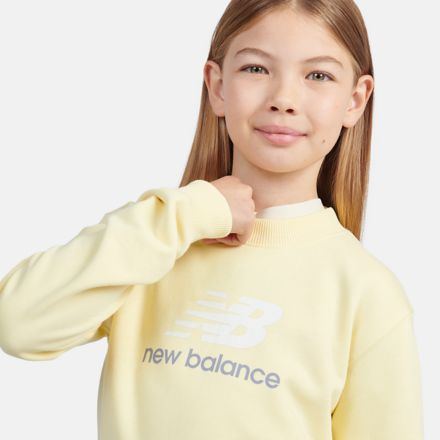 French Terry Stacked Logo Crew