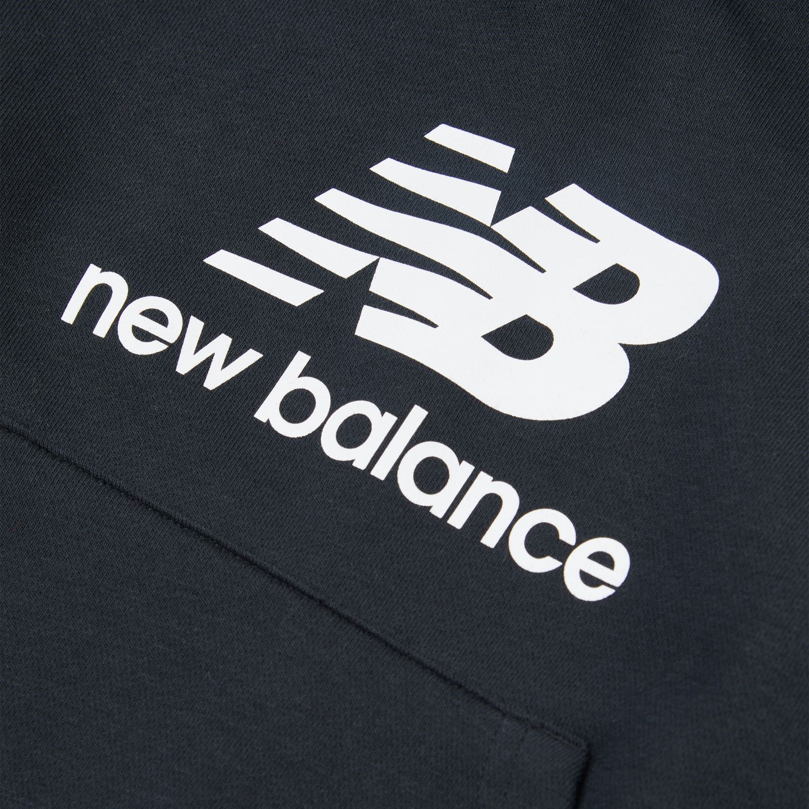 Детское худи New Balance French Terry Stacked Logo — фото 3