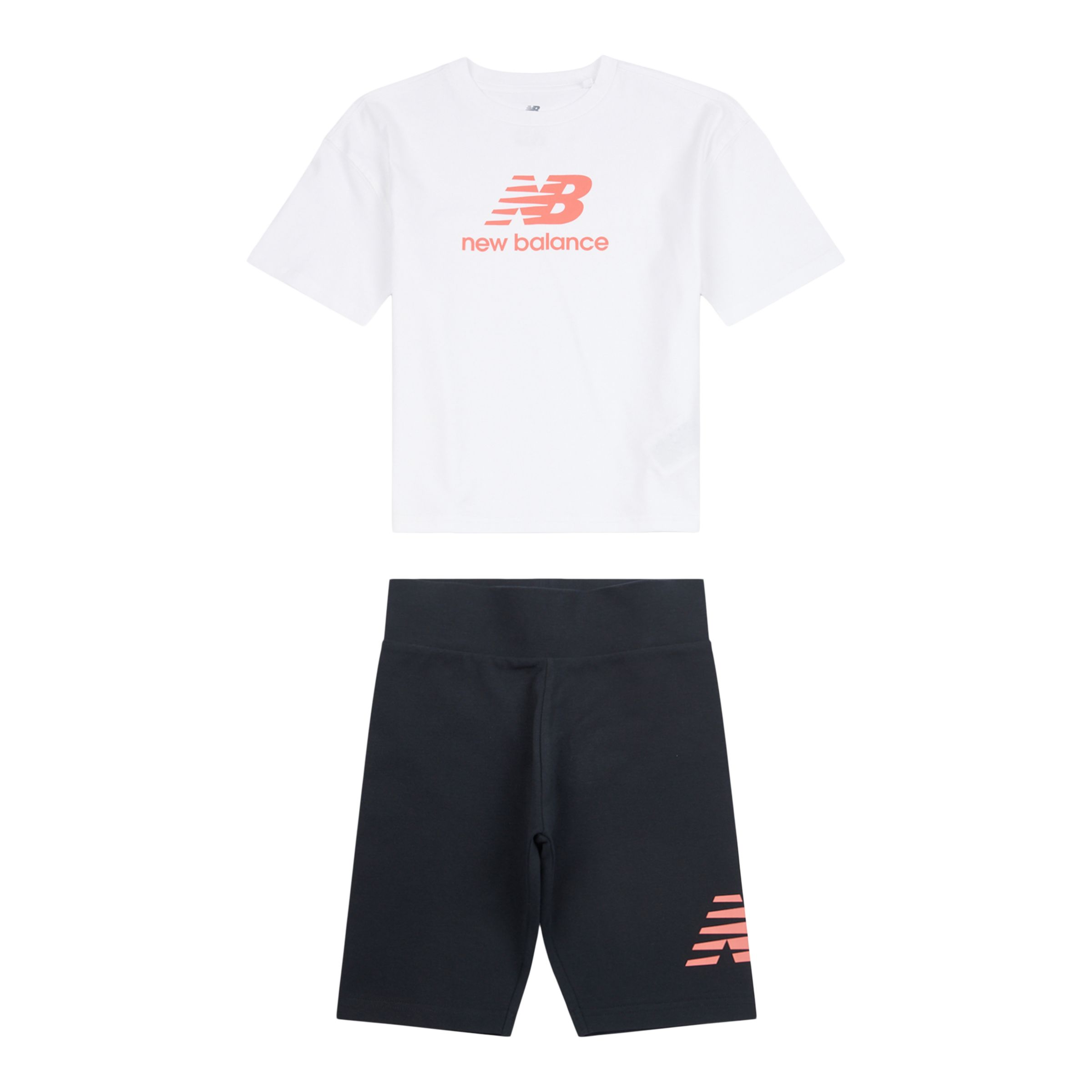 Stacked Logo T-Shirt & Cycle Short Set