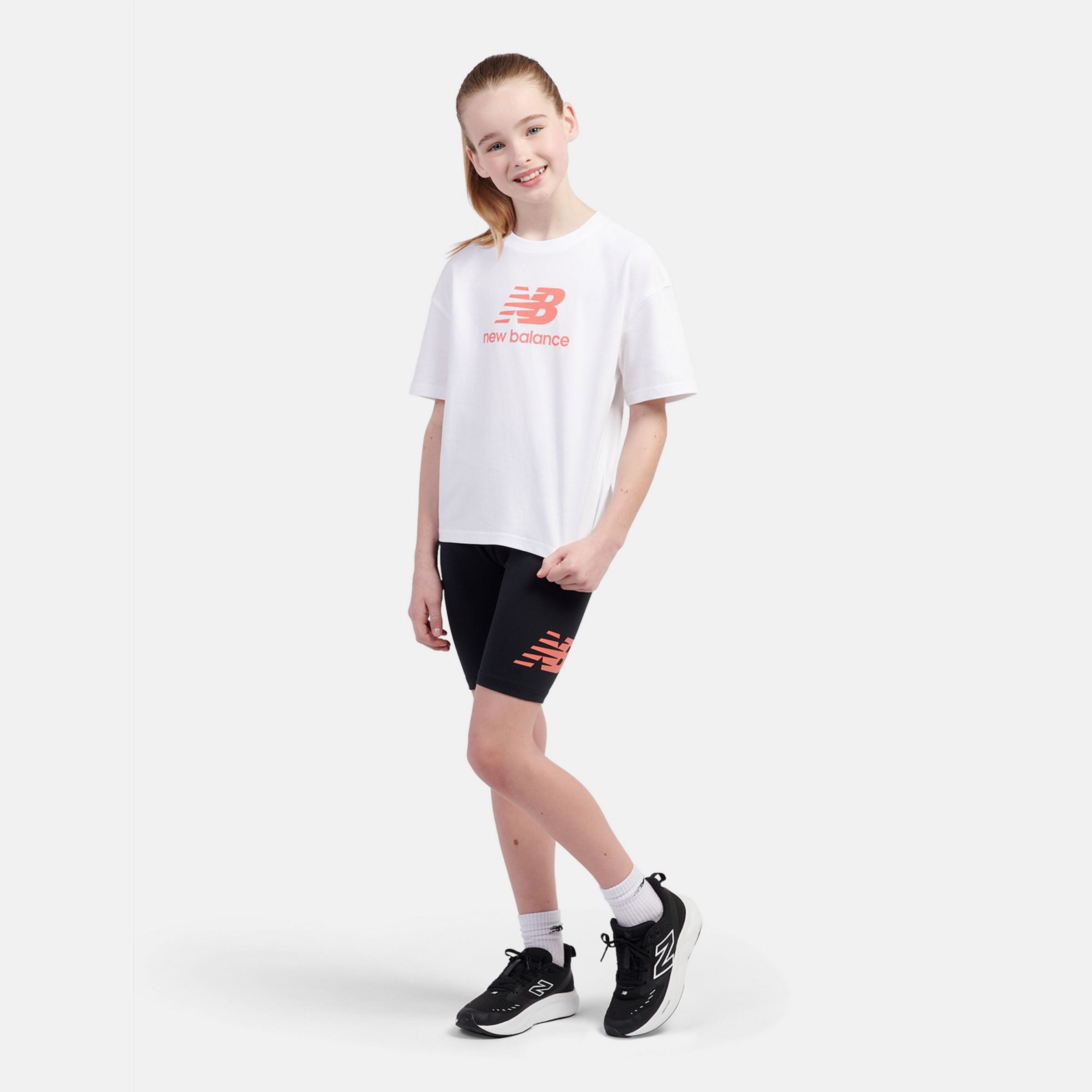 Stacked Logo T-Shirt & Cycle Short Set