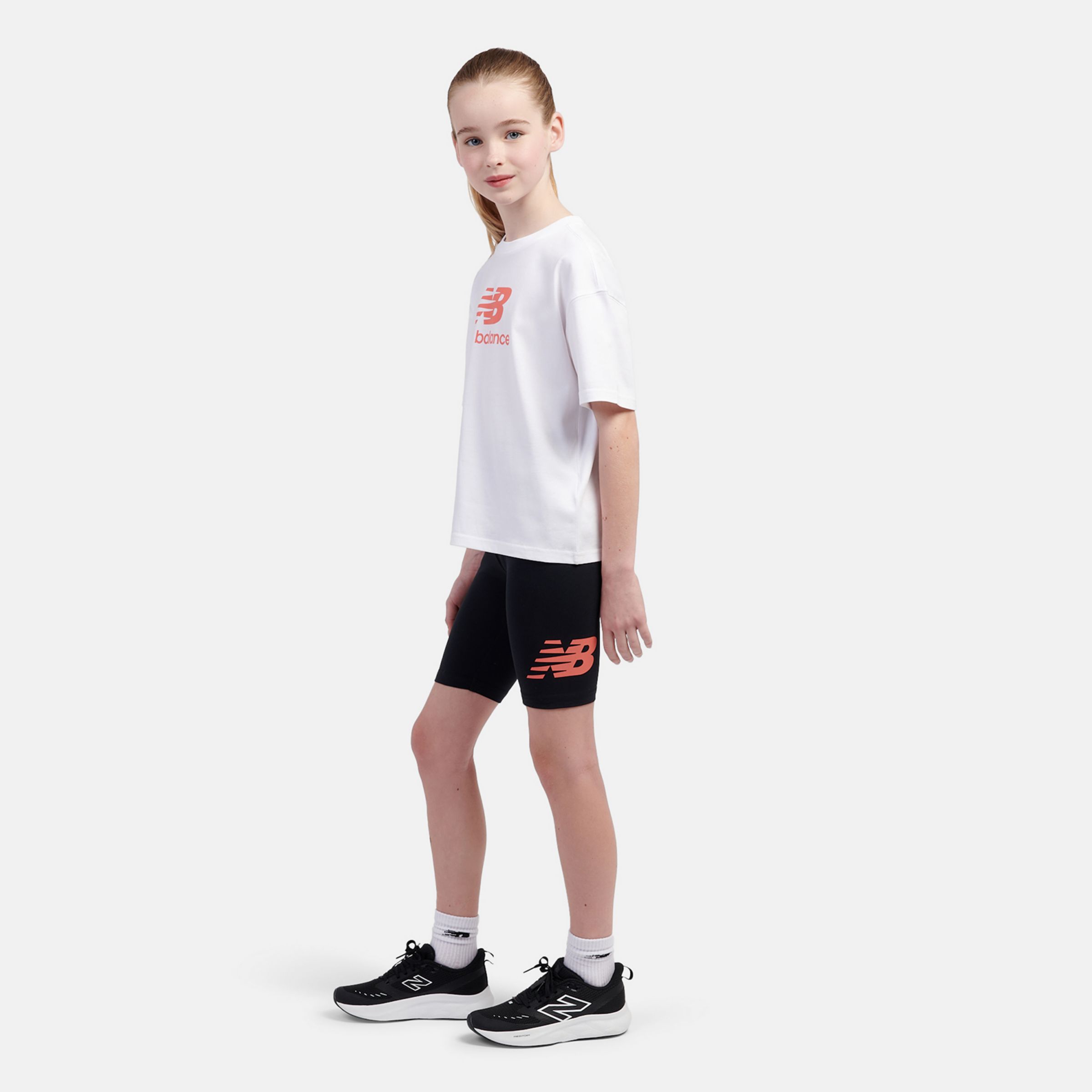 Stacked Logo T-Shirt & Cycle Short Set