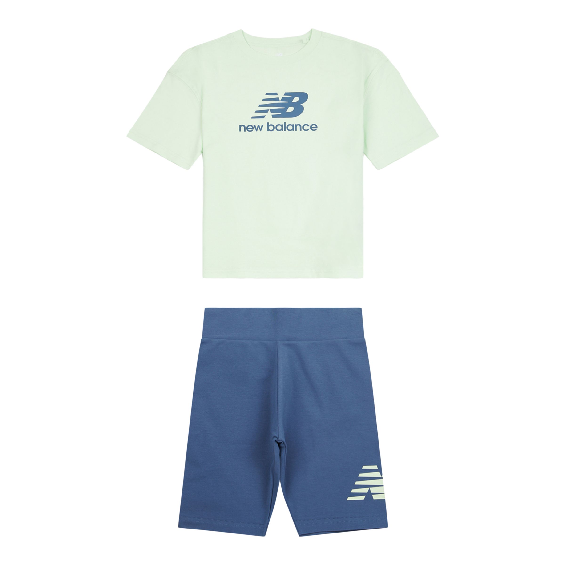 Stacked Logo T-Shirt & Cycle Short Set