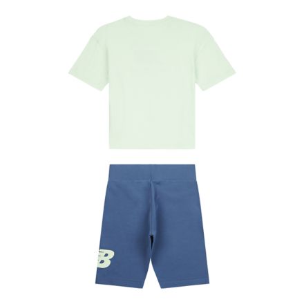 Stacked Logo T-Shirt & Cycle Short Set