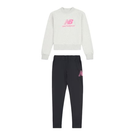 Stacked Logo FT Crew and Legging Set