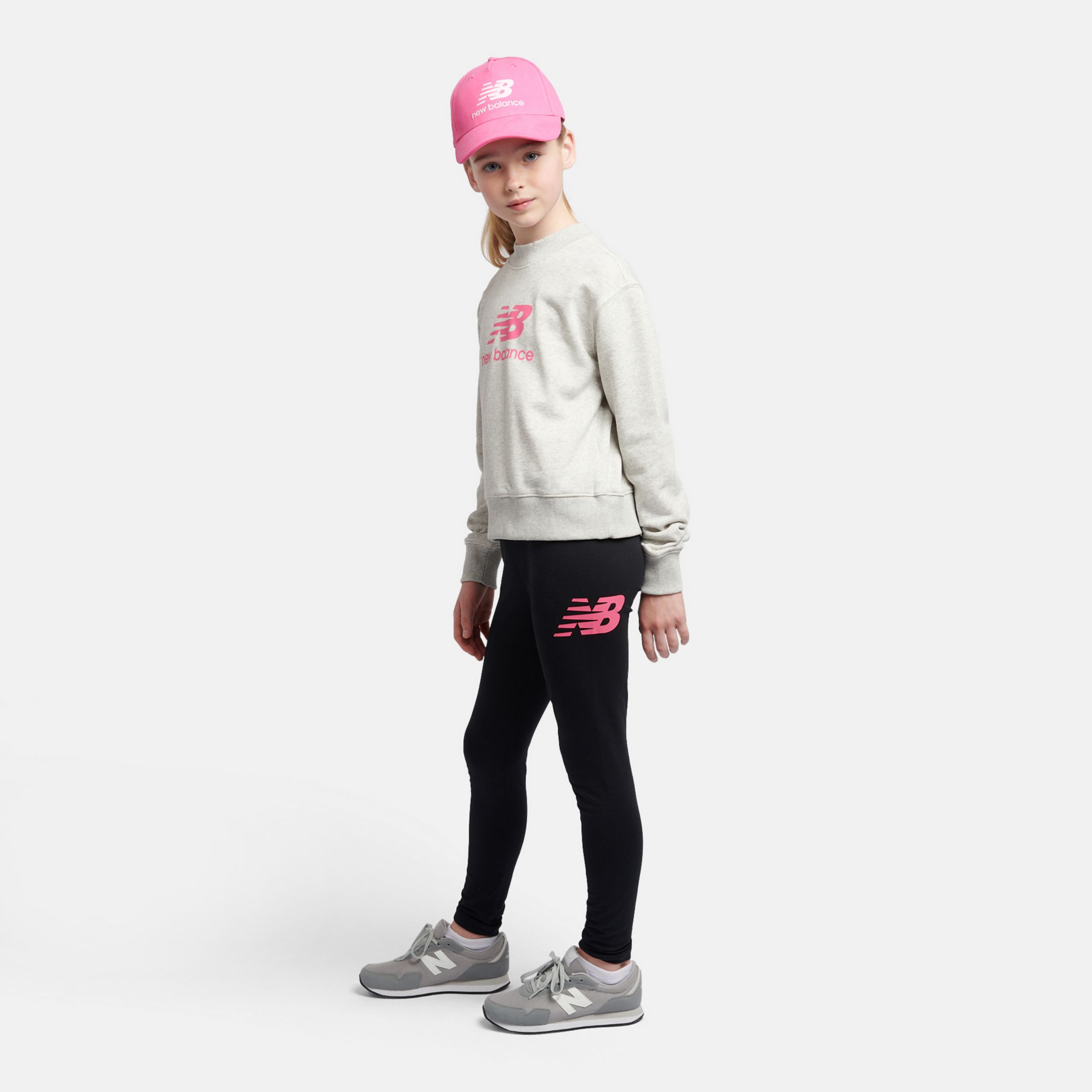 Stacked Logo FT Crew and Legging Set