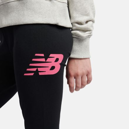 Stacked Logo FT Crew and Legging Set, ASH HEATHER, LAKG0078AHH