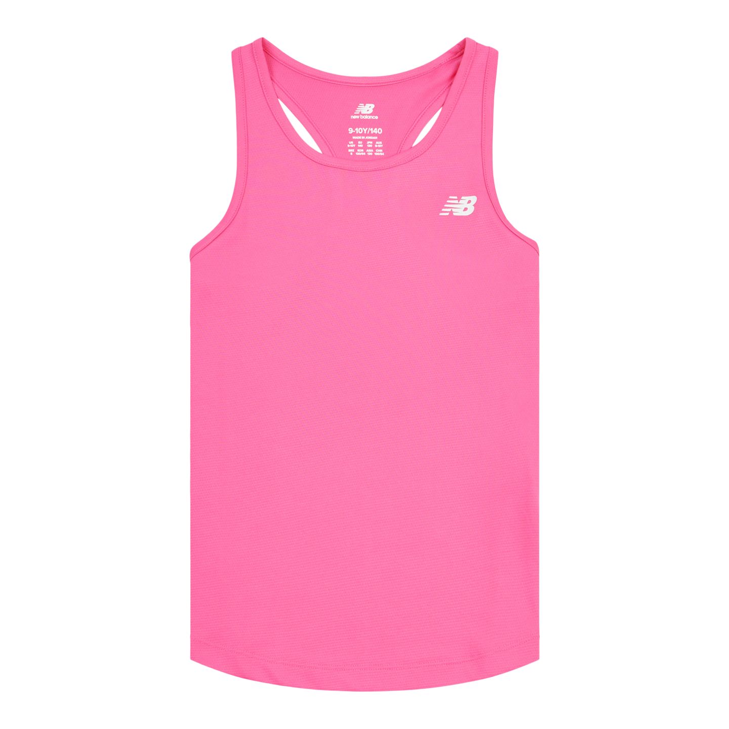 Детский топ New Balance Athletic Tank, цвет: Ягодный — фото 5