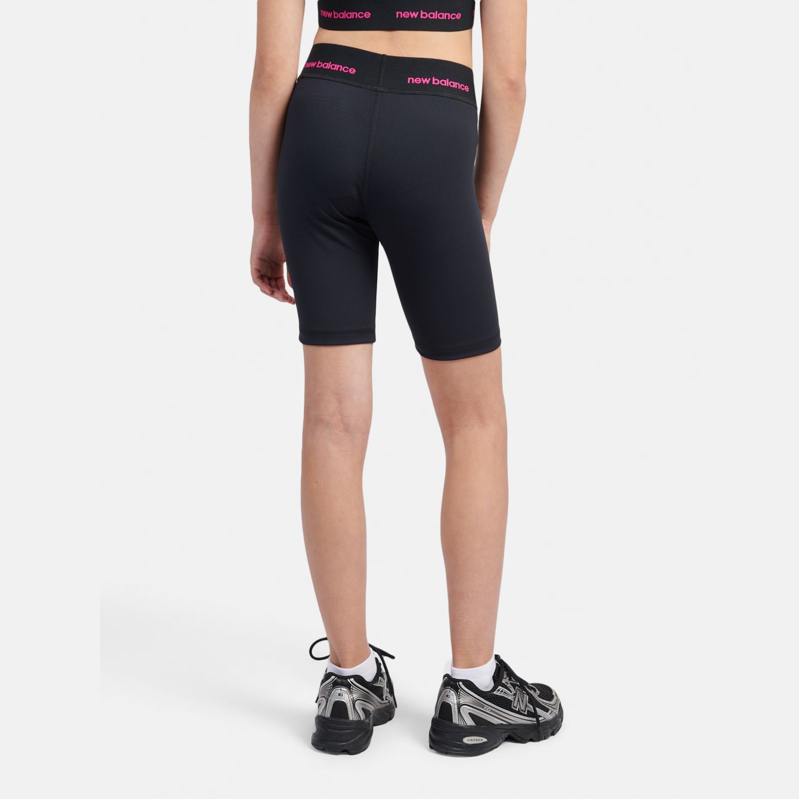 Детские брюки New Balance Harmony High Rise Sport Cycle Short — фото 4
