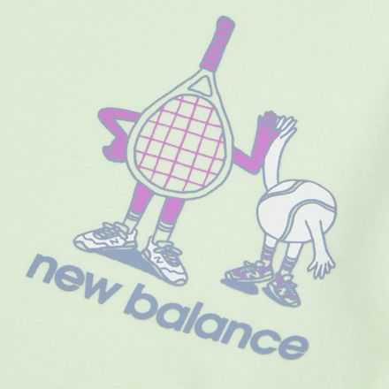 Athletics Tennis Cartoon Graphic T-Shirt