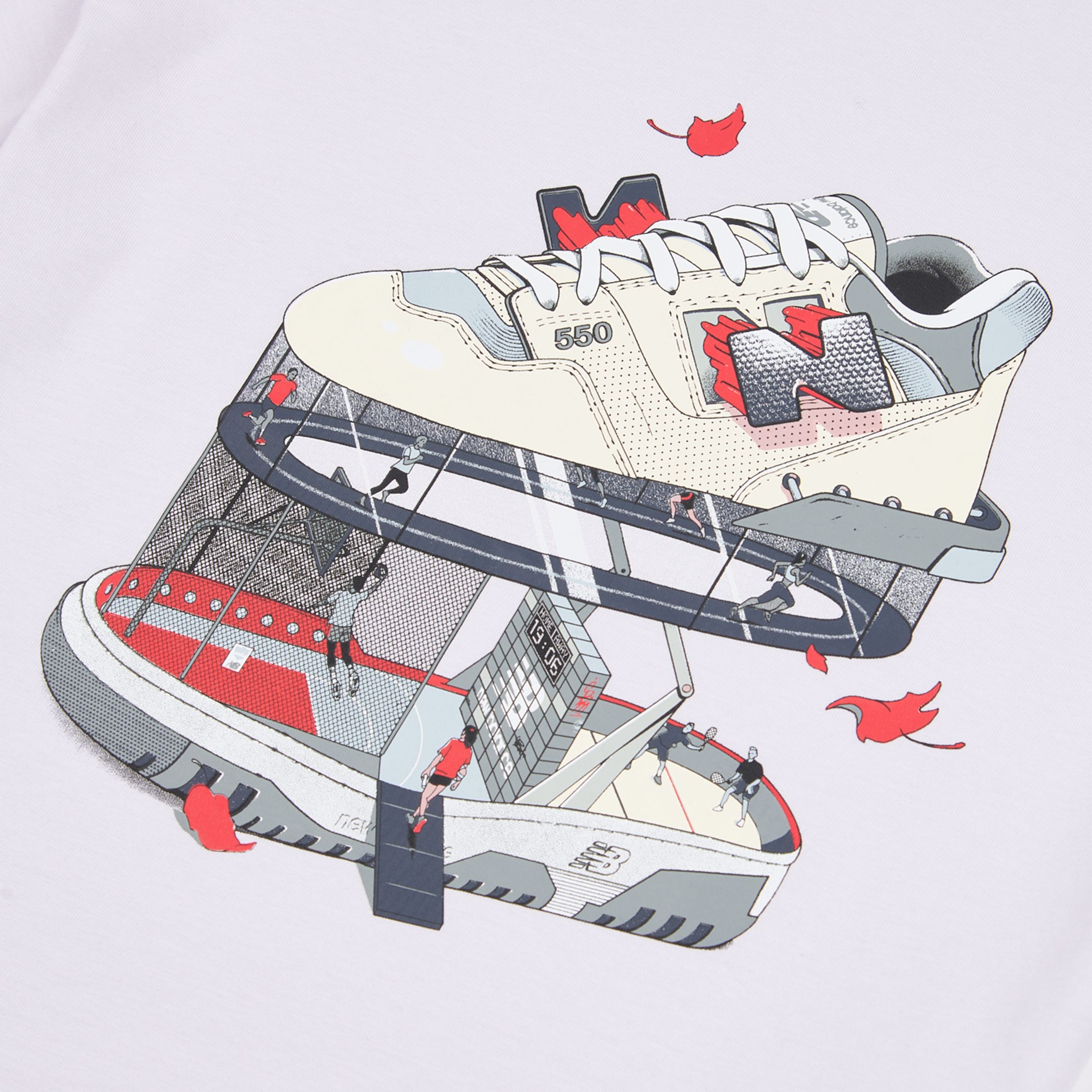 Fitness Centre Illustrated Graphic T-Shirt