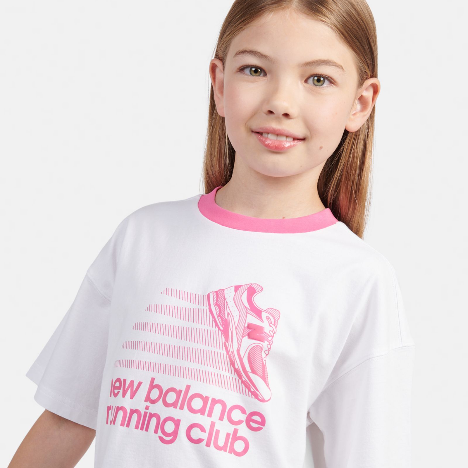 Детская футболка New Balance Running Club с принтом — фото 3
