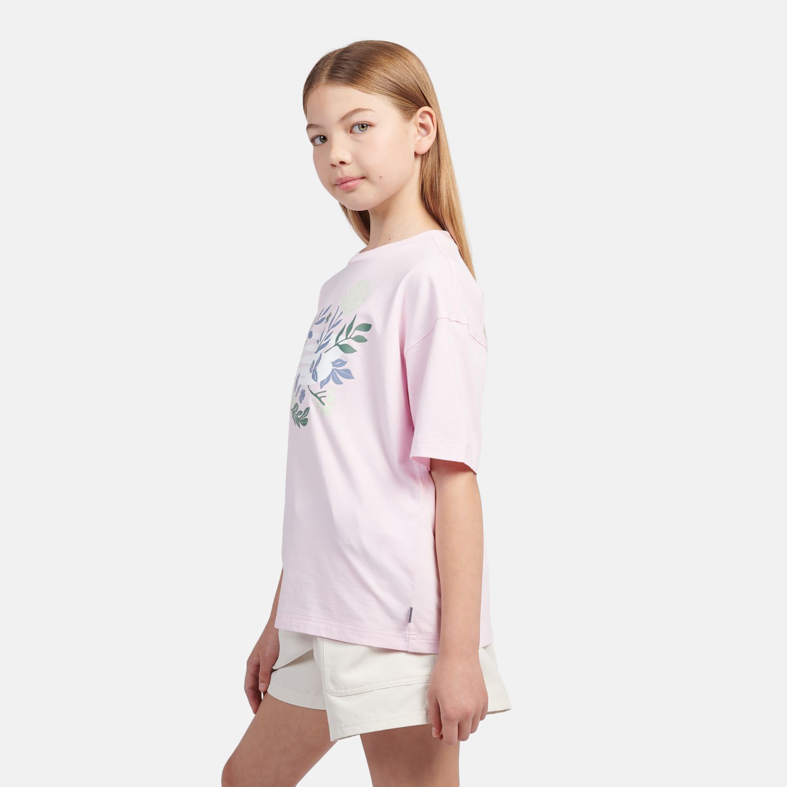 Детские футболки New Balance Floral Graphic T-Shirt — фото 4