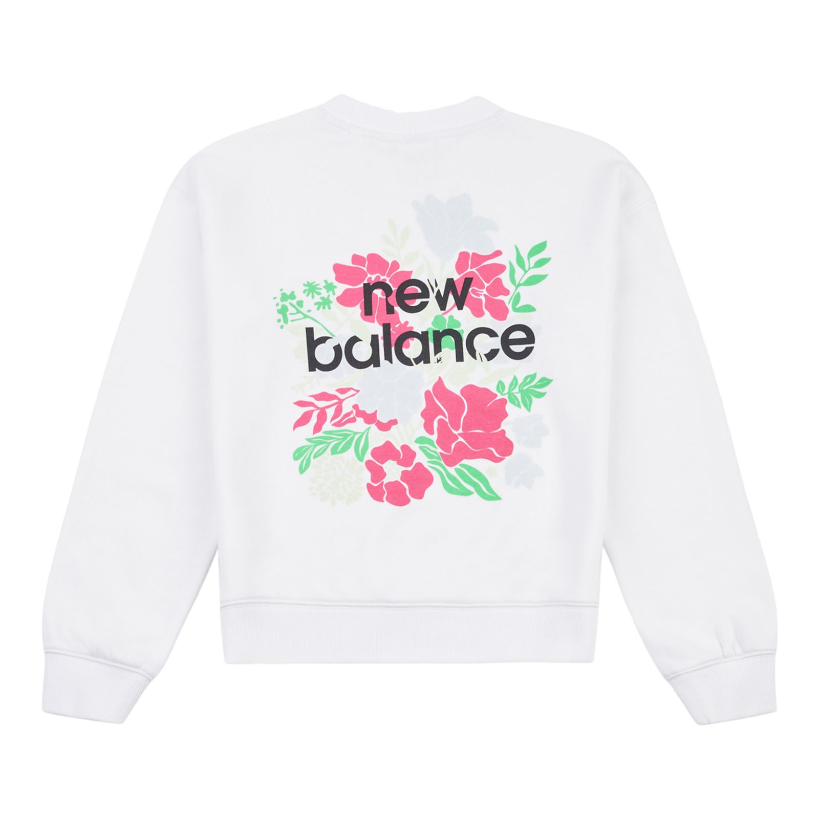 Детские худи New Balance Floral Back Graphic Crew — фото 10