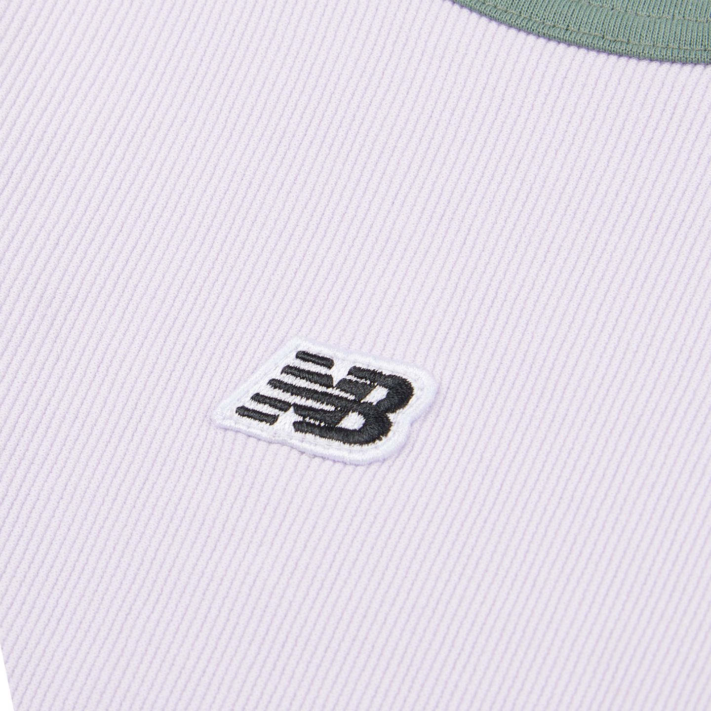Детский топ New Balance Premium Rib, цвет: Яркий лавандовый — фото 7