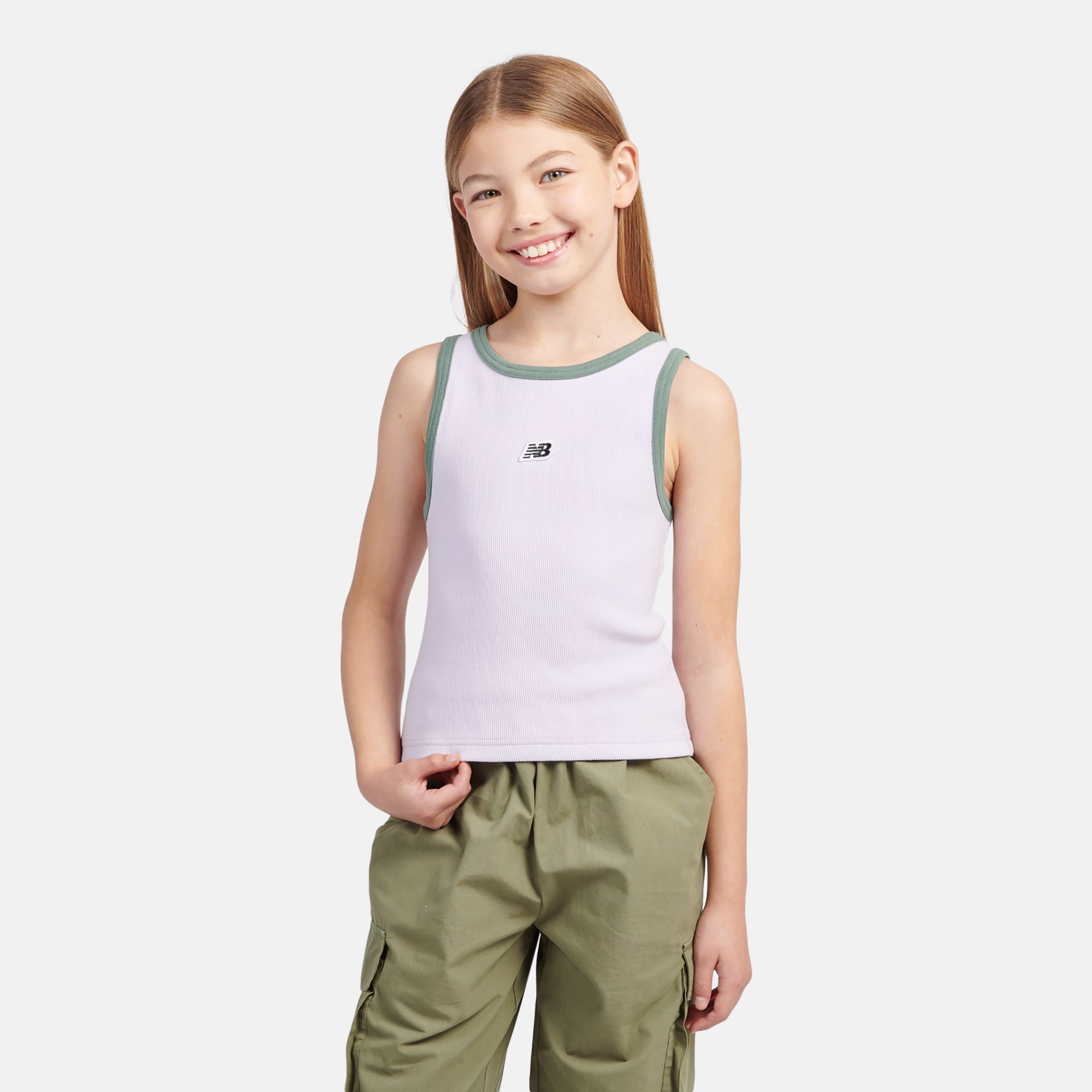 

New Balance Kids' Premium Rib Tank Purple - Purple