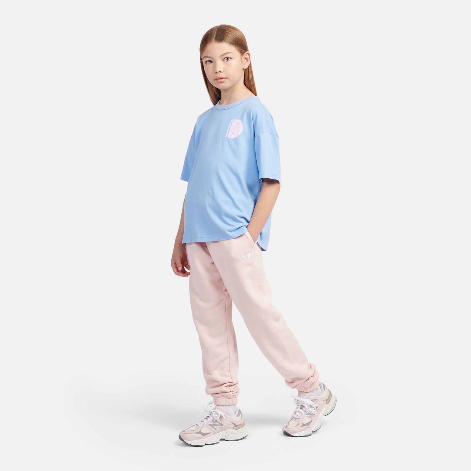Детские футболки New Balance Hoops Court Graphic T-Shirt — фото 3