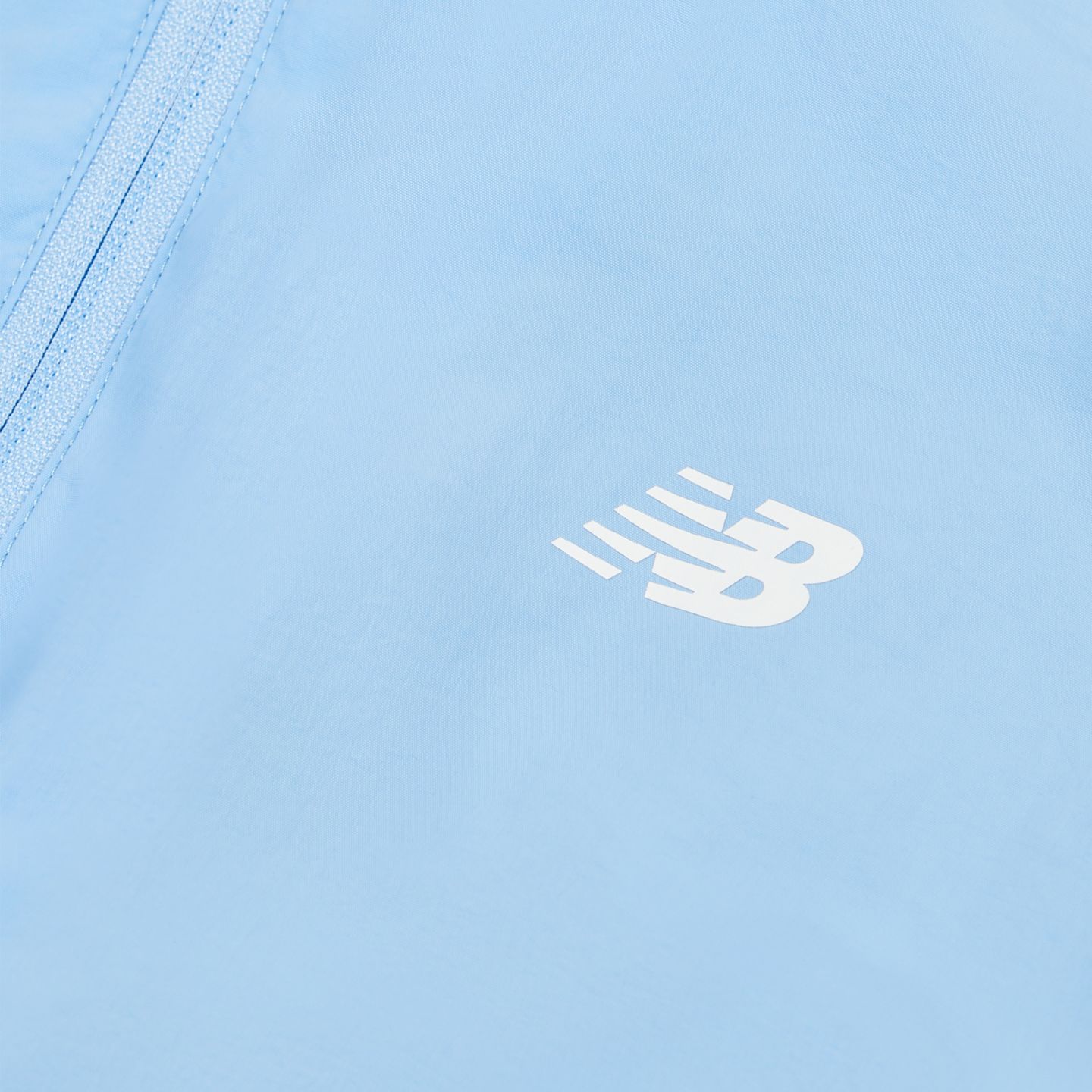 Детские футболки New Balance Athletics Mesh Lined Wind Cheater, цвет: Небесно-голубой — фото 6