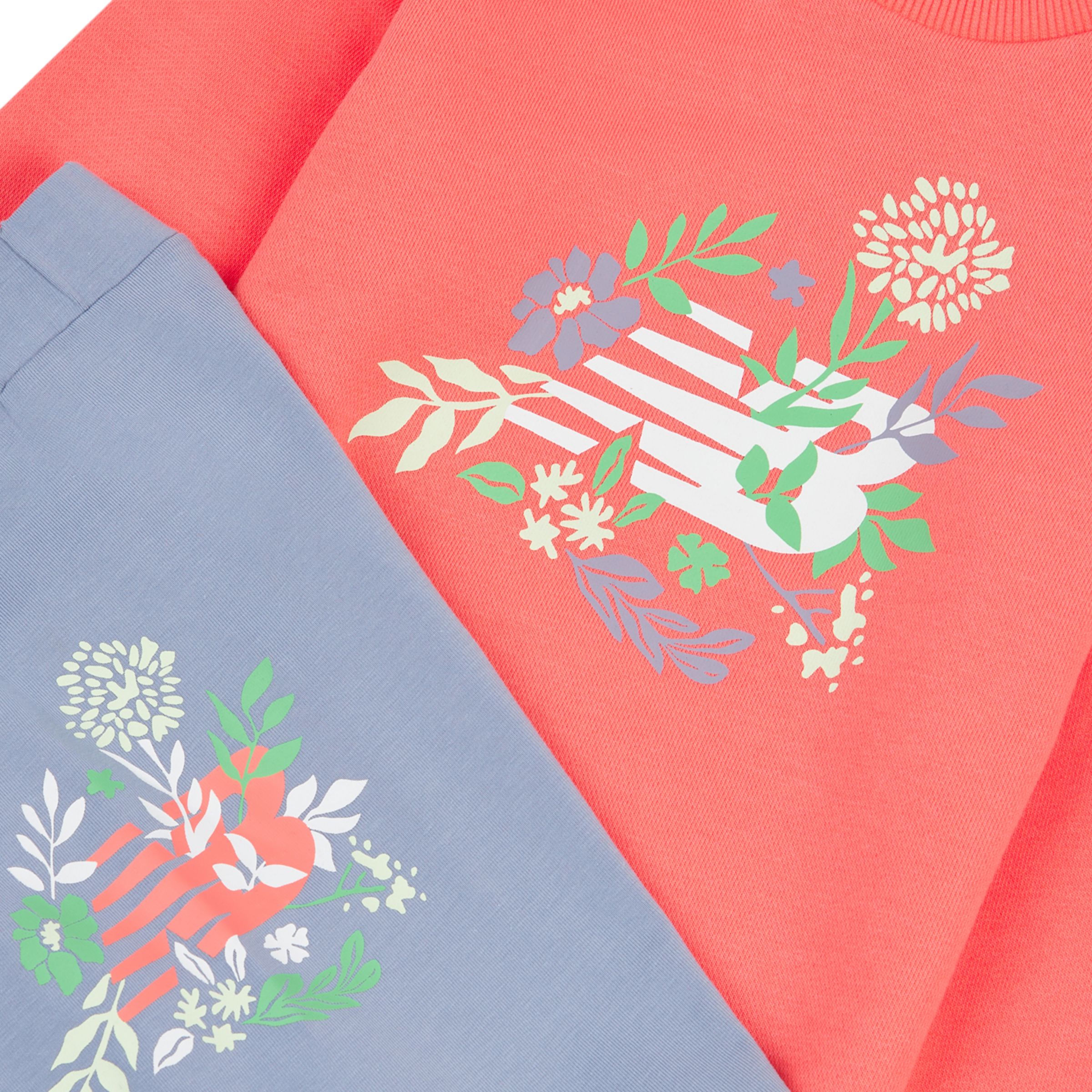 Floral Crew and Legging Set