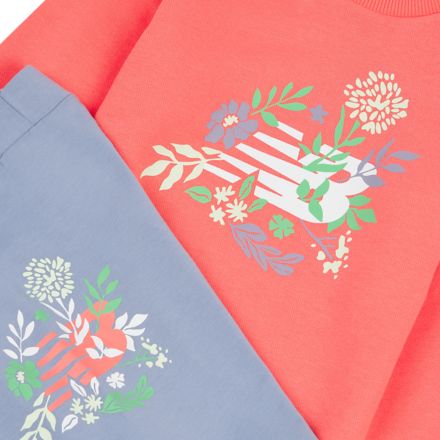 Floral Crew and Legging Set